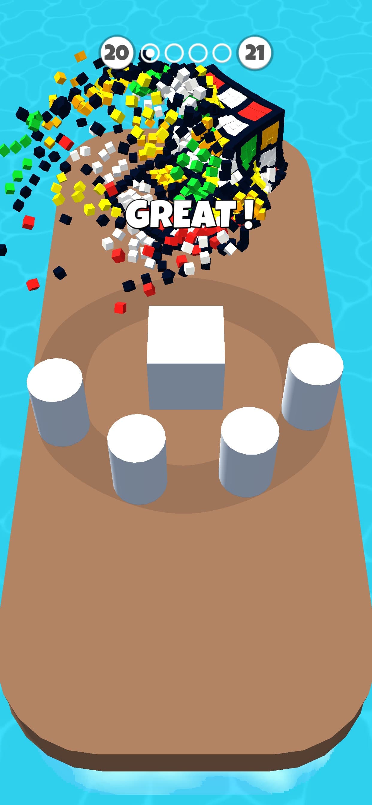 Cube Blast 3D - Voxel Pop screenshot 2 - screenshot