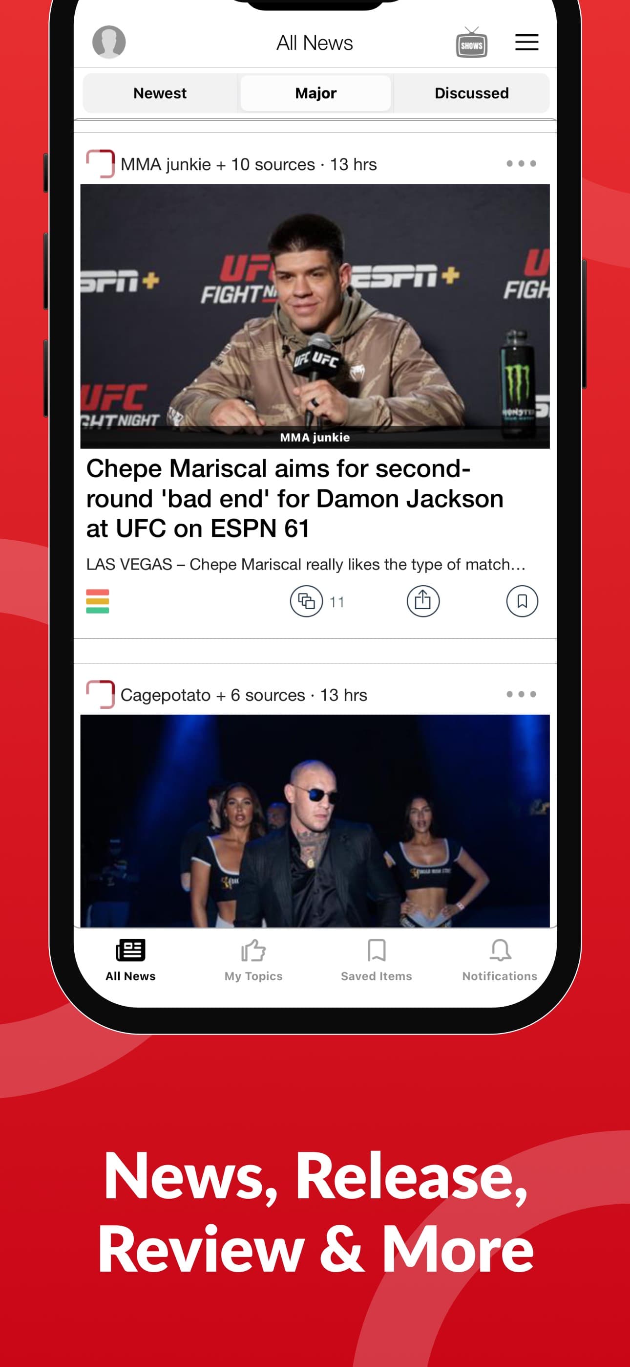 MMA News: Match Results & More screenshot 2 - screenshot