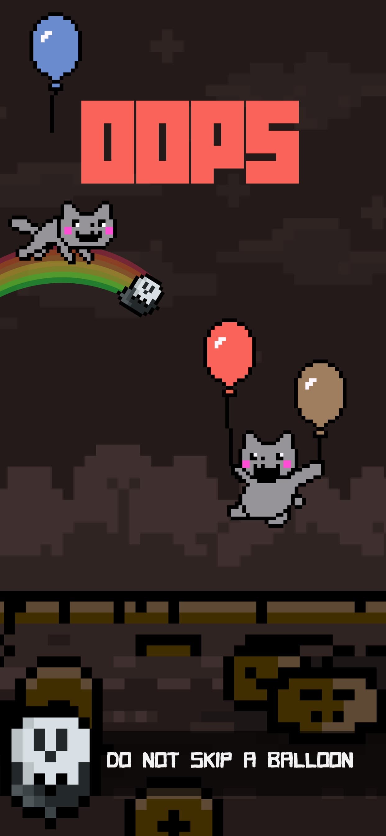 Break the Balloon: ghost & cat screenshot 4 - screenshot