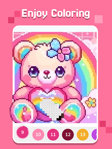 Pixel Coloring-Color by number screenshot 15 - screenshot