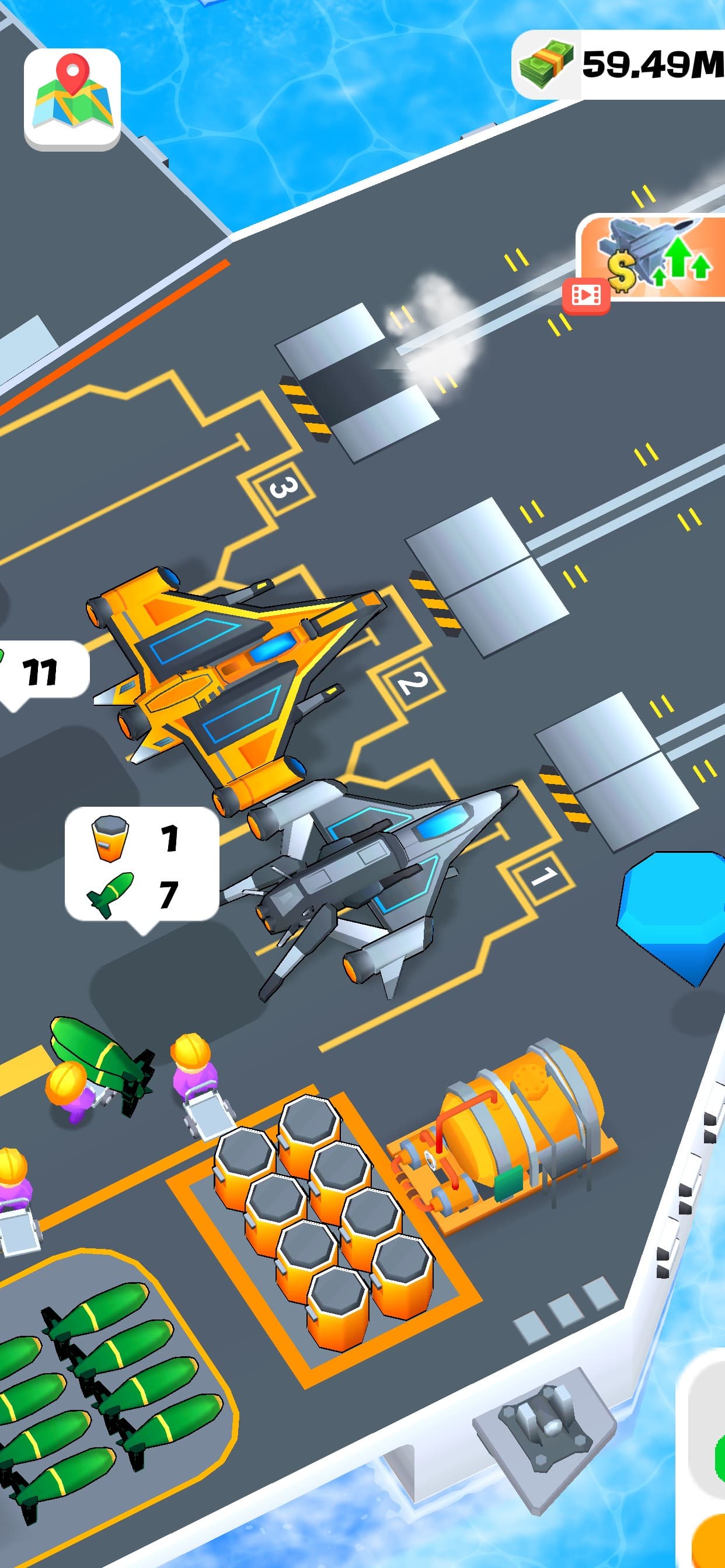 Idle Aircraft Carrier screenshot 4 - screenshot