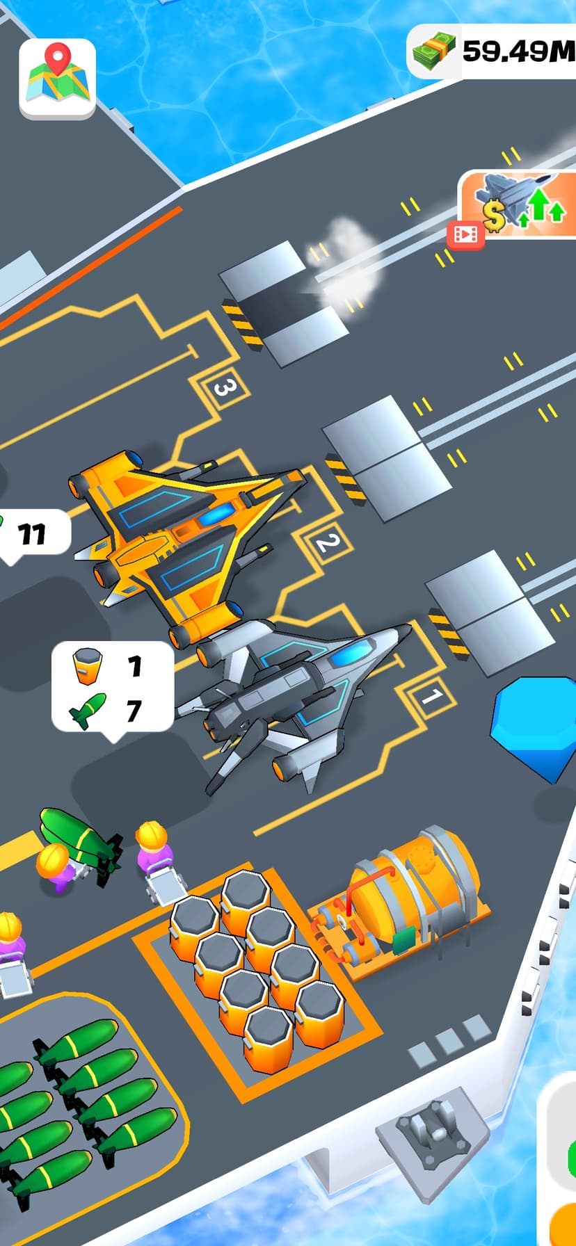 Idle Aircraft Carrier screenshot 4 - screenshot