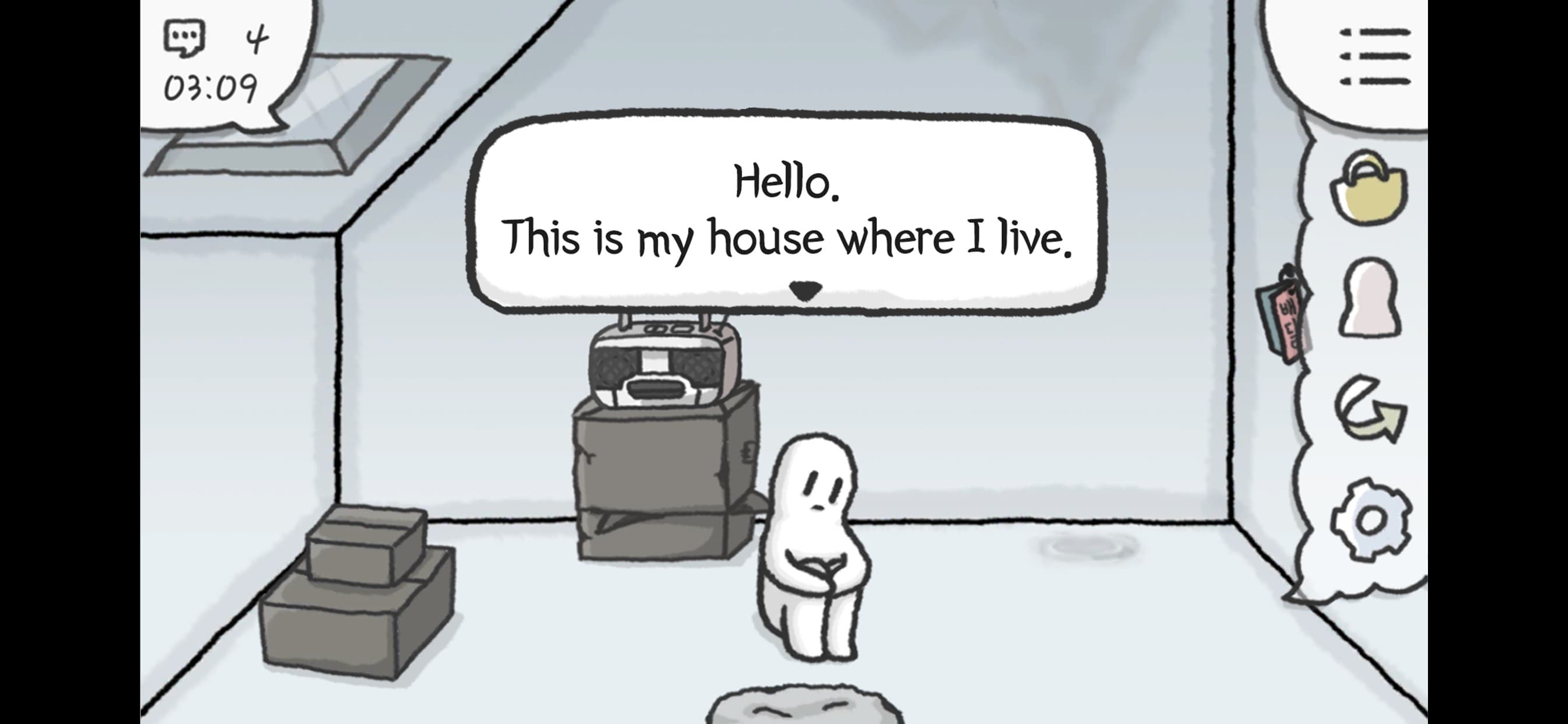 Rainy attic room screenshot 3 - screenshot
