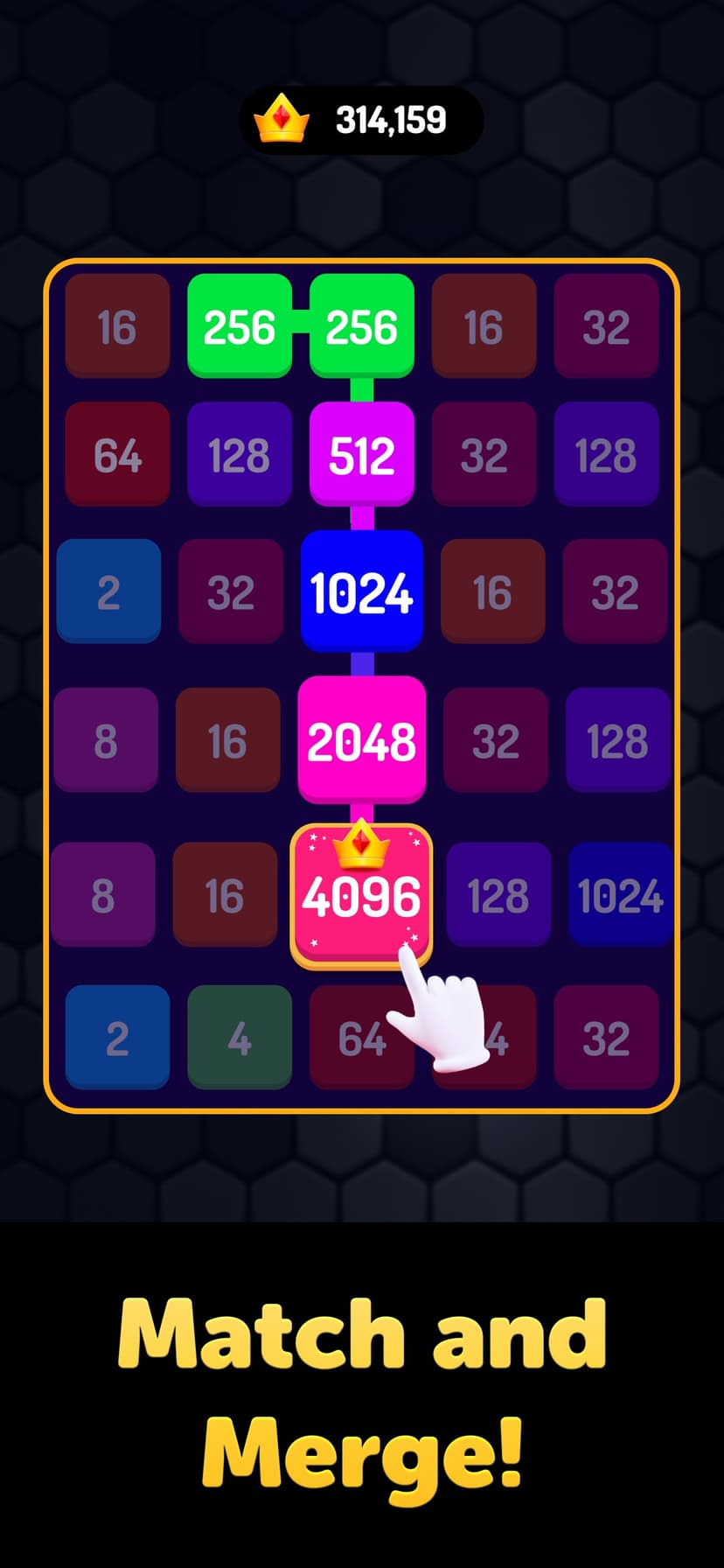 Two Square: 2048 Numbers Merge screenshot 7 - screenshot