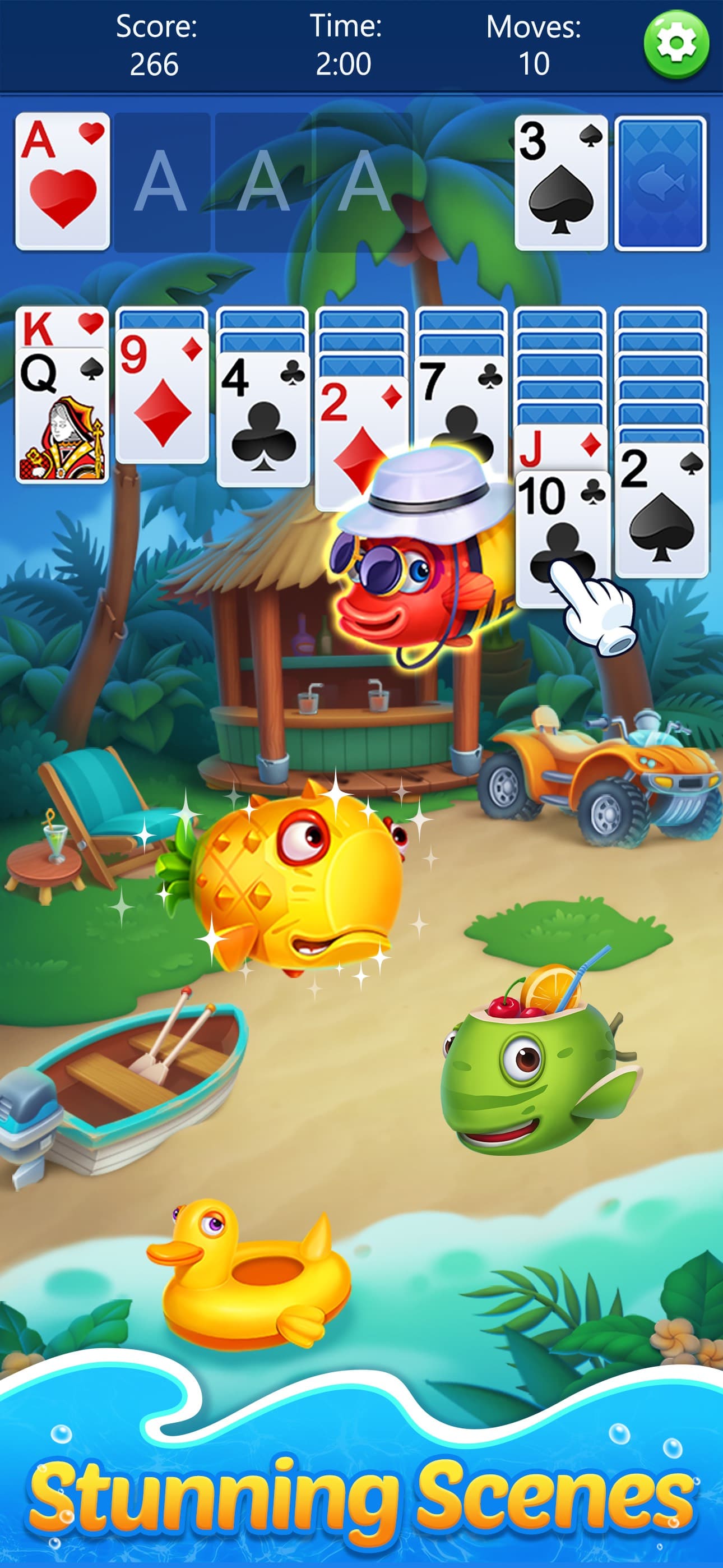 Solitaire Klondike Fish screenshot 3 - screenshot