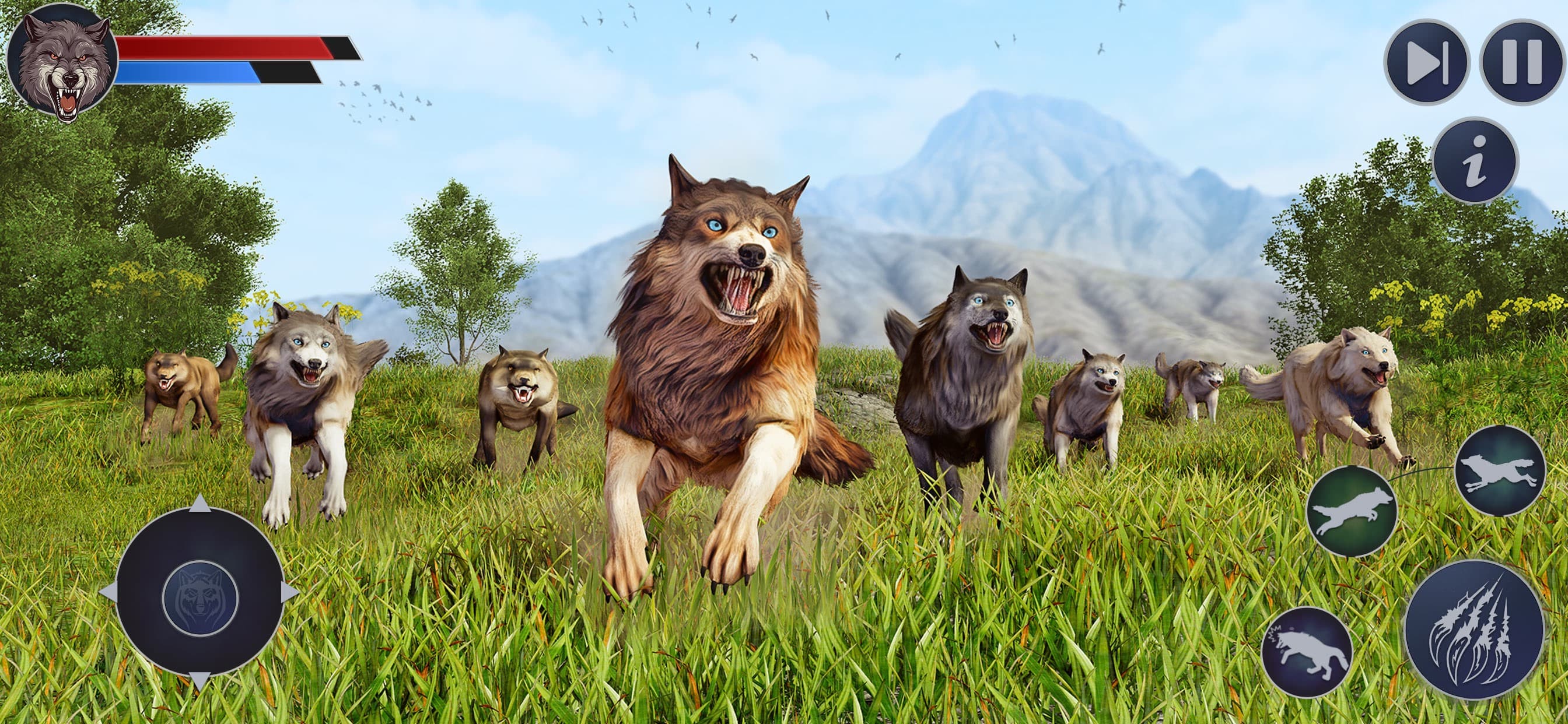 The Wild Wolf Life Simulator 2 screenshot 1 - screenshot