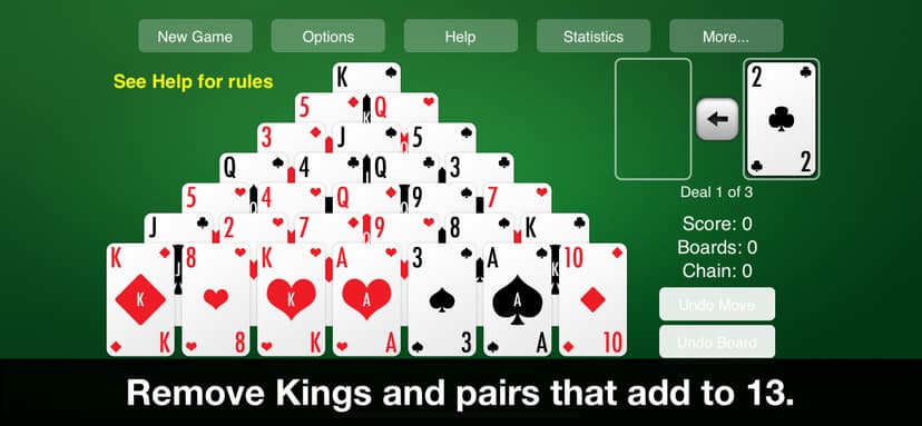 Pyramid Solitaire—New Classic screenshot 1 - screenshot