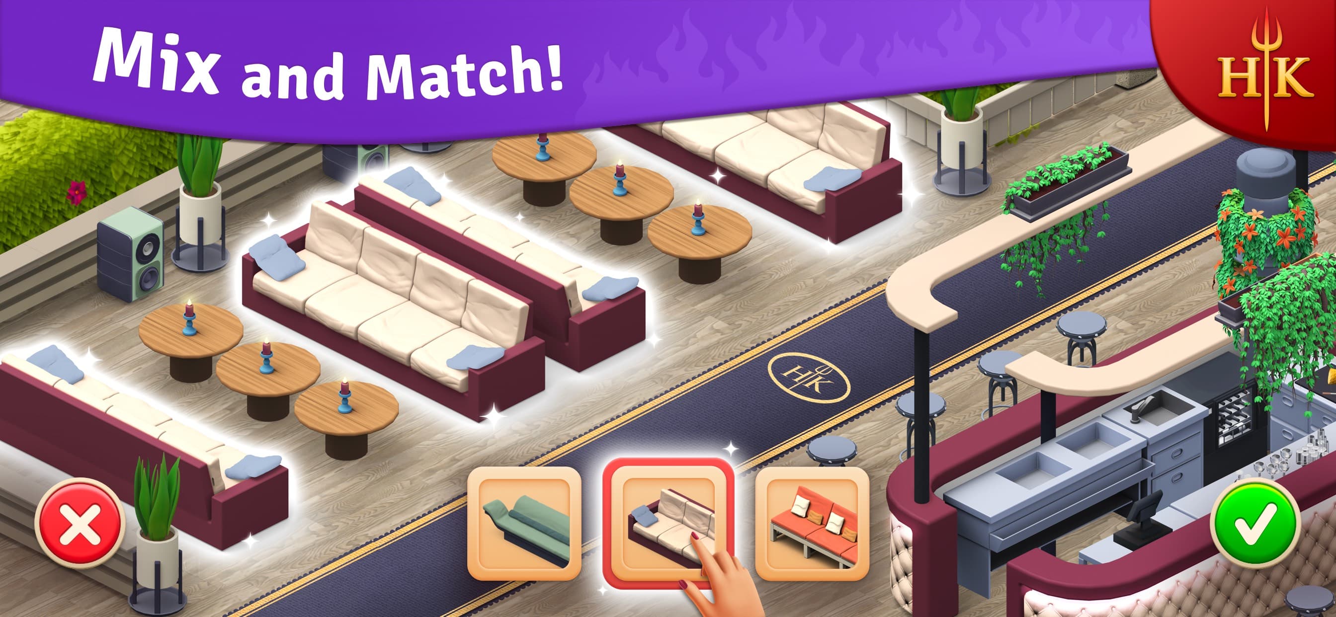 Hell's Kitchen: Match & Design screenshot 2 - screenshot