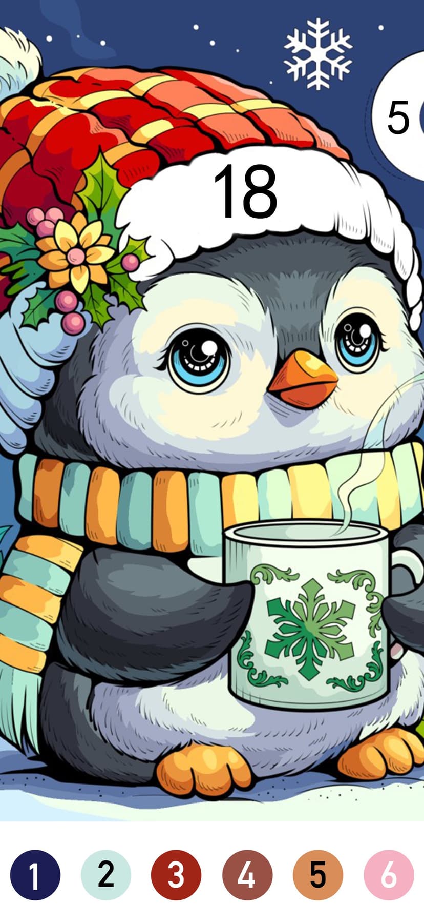 Christmas Color by Number Game screenshot 6 - screenshot