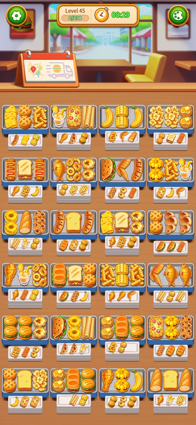 Grill Sort - Food Sorting Game screenshot 1 - screenshot