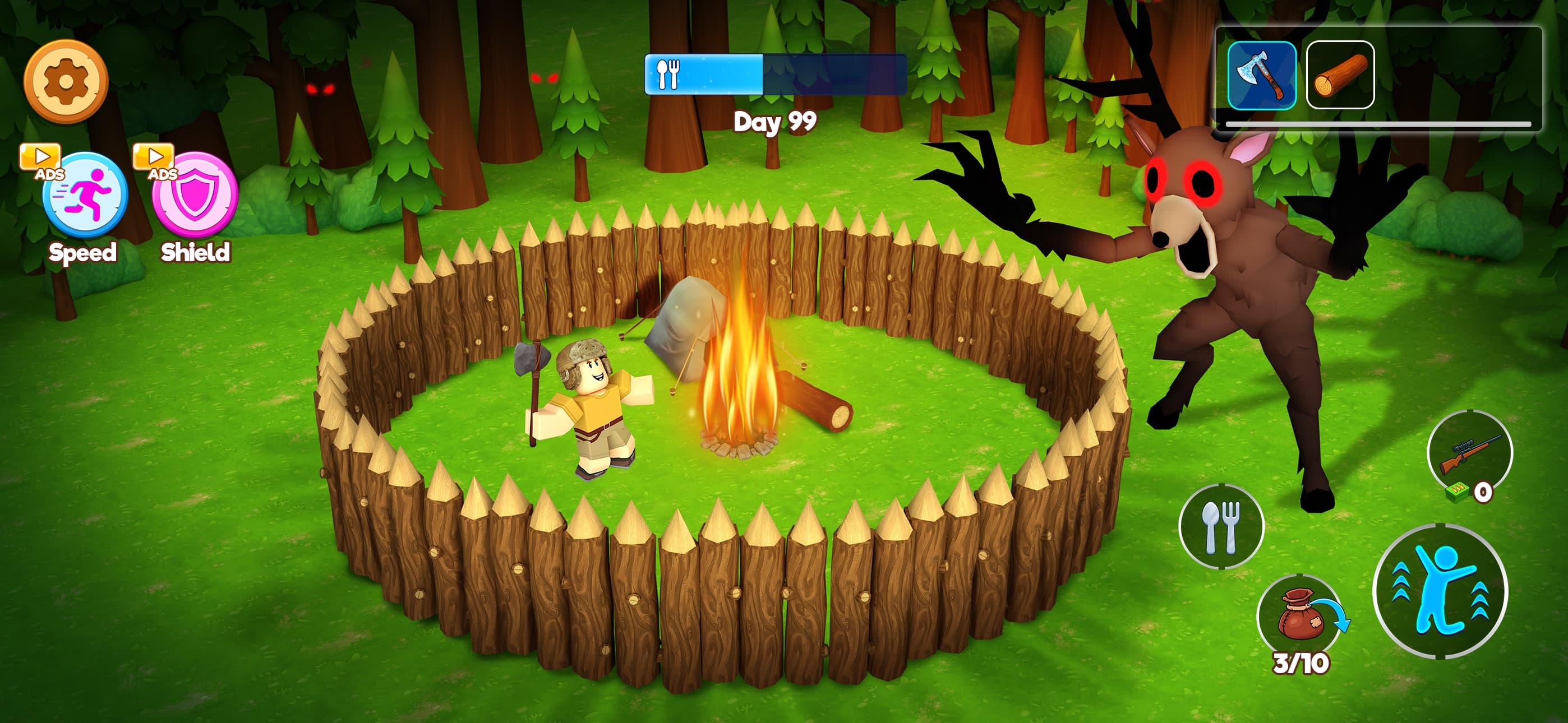 999 Nights Survive in Forest screenshot 5 - screenshot