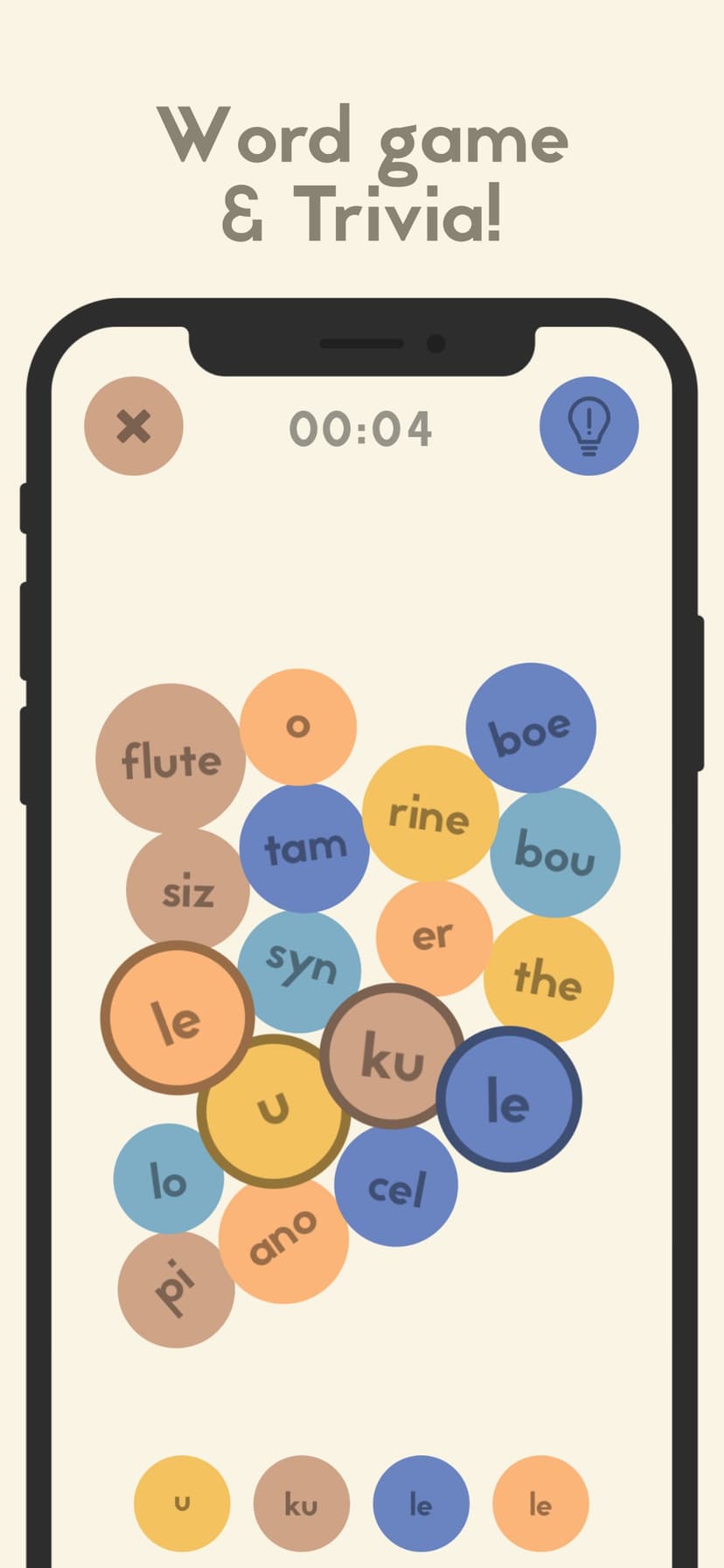 Subwords: Word Game & Trivia screenshot 1 - screenshot