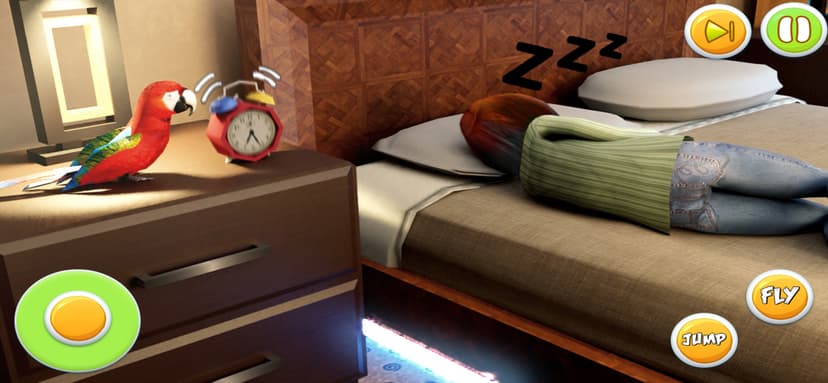 Parrot Simulator: Pet World 3D screenshot 1 - screenshot