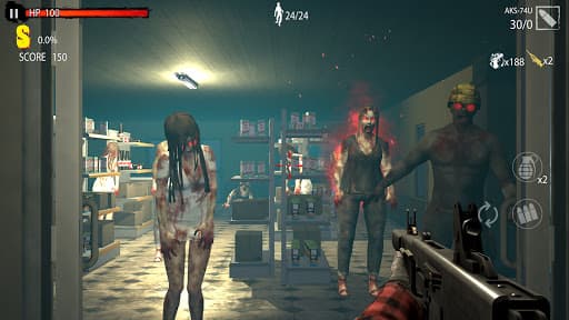 Zombie Hunter D-Day : 20Mil + screenshot 3 - screenshot