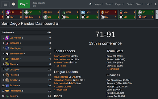 ZenGM Baseball screenshot 6 - screenshot