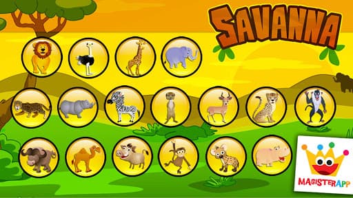 Savanna - Puzzles and Coloring screenshot 5 - screenshot