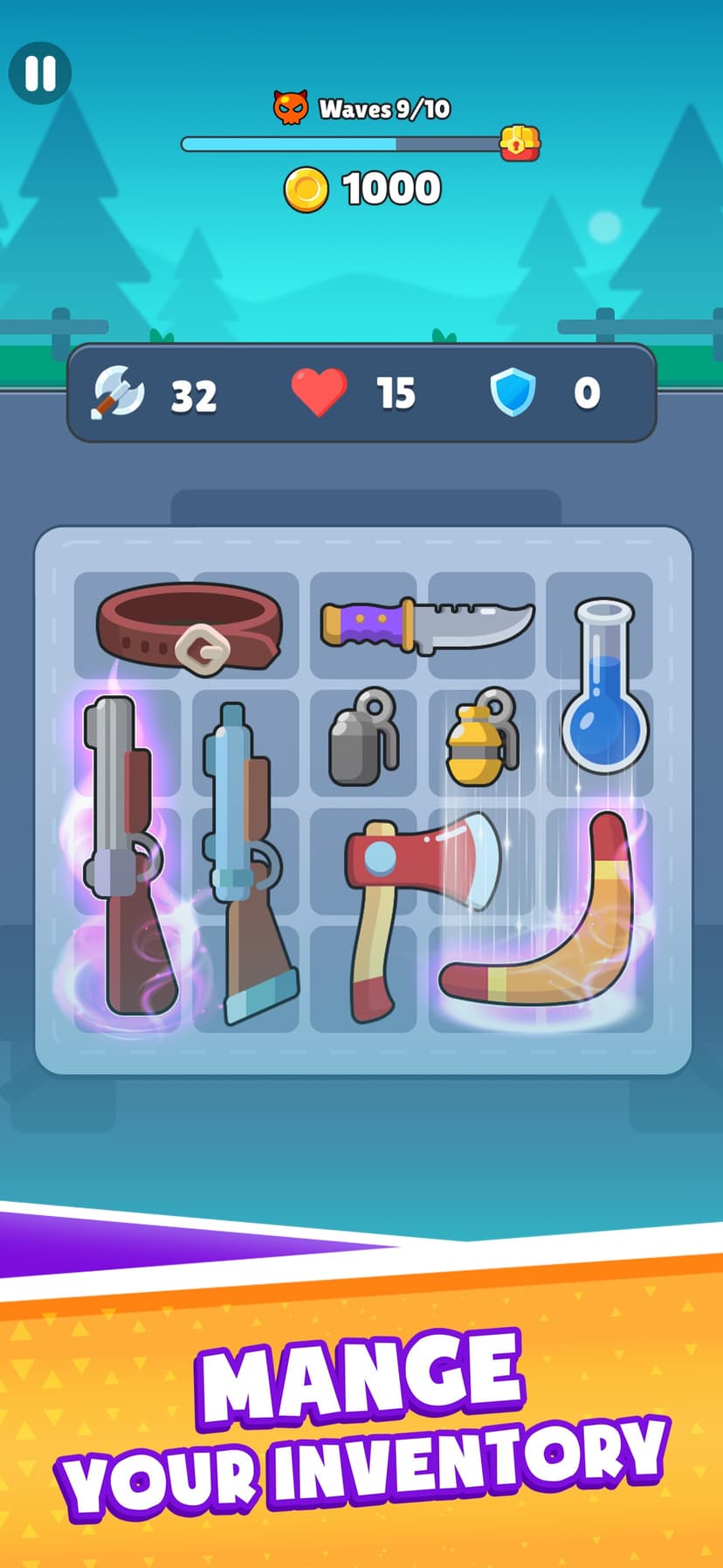 Backpack Hero: Merge Weapons screenshot 3 - screenshot