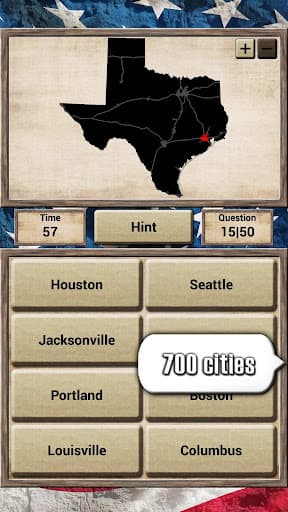 USA Geography - Quiz Game screenshot 20 - screenshot