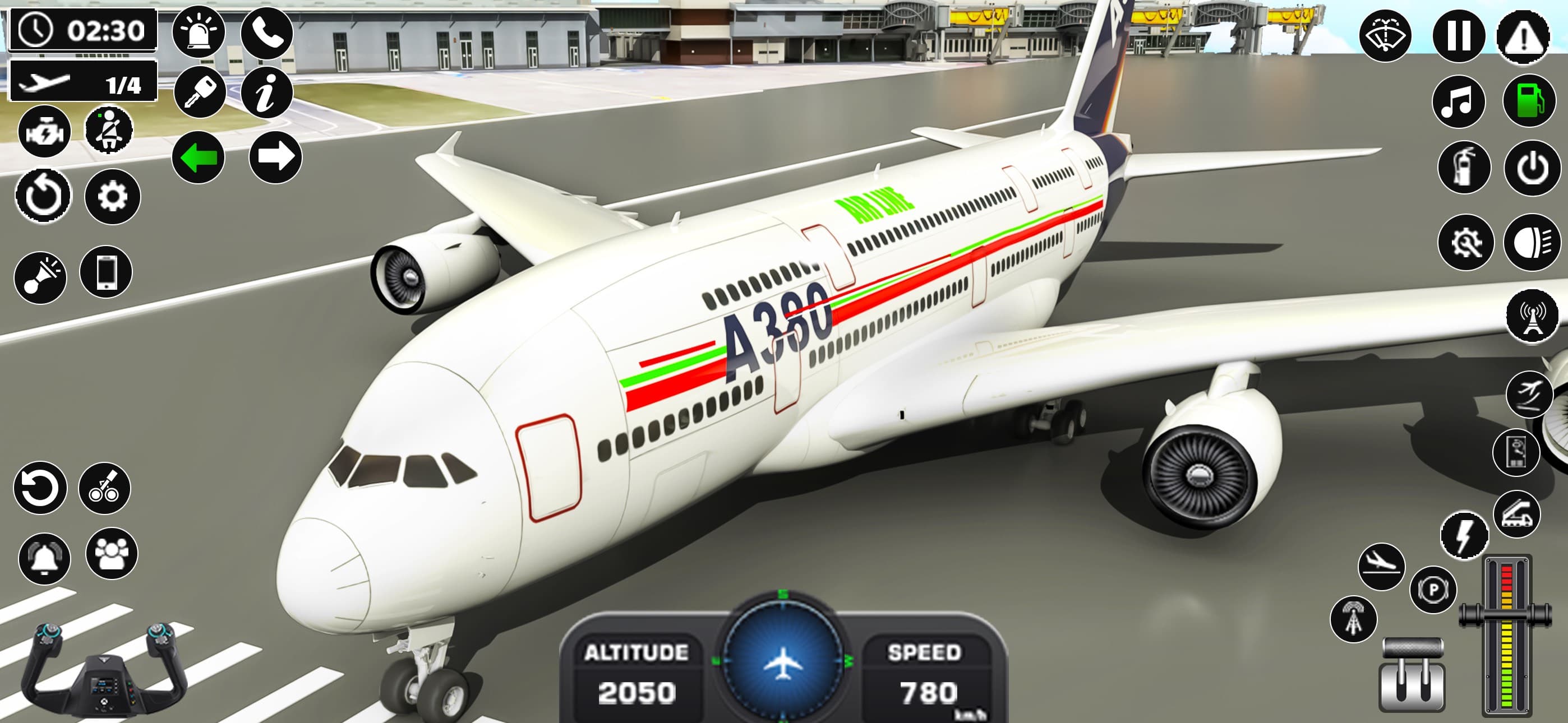 Airplane Flying Simulator 3D screenshot 1 - screenshot