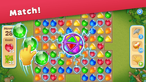 Gem Valley - Match 3 & Restore screenshot 3 - screenshot