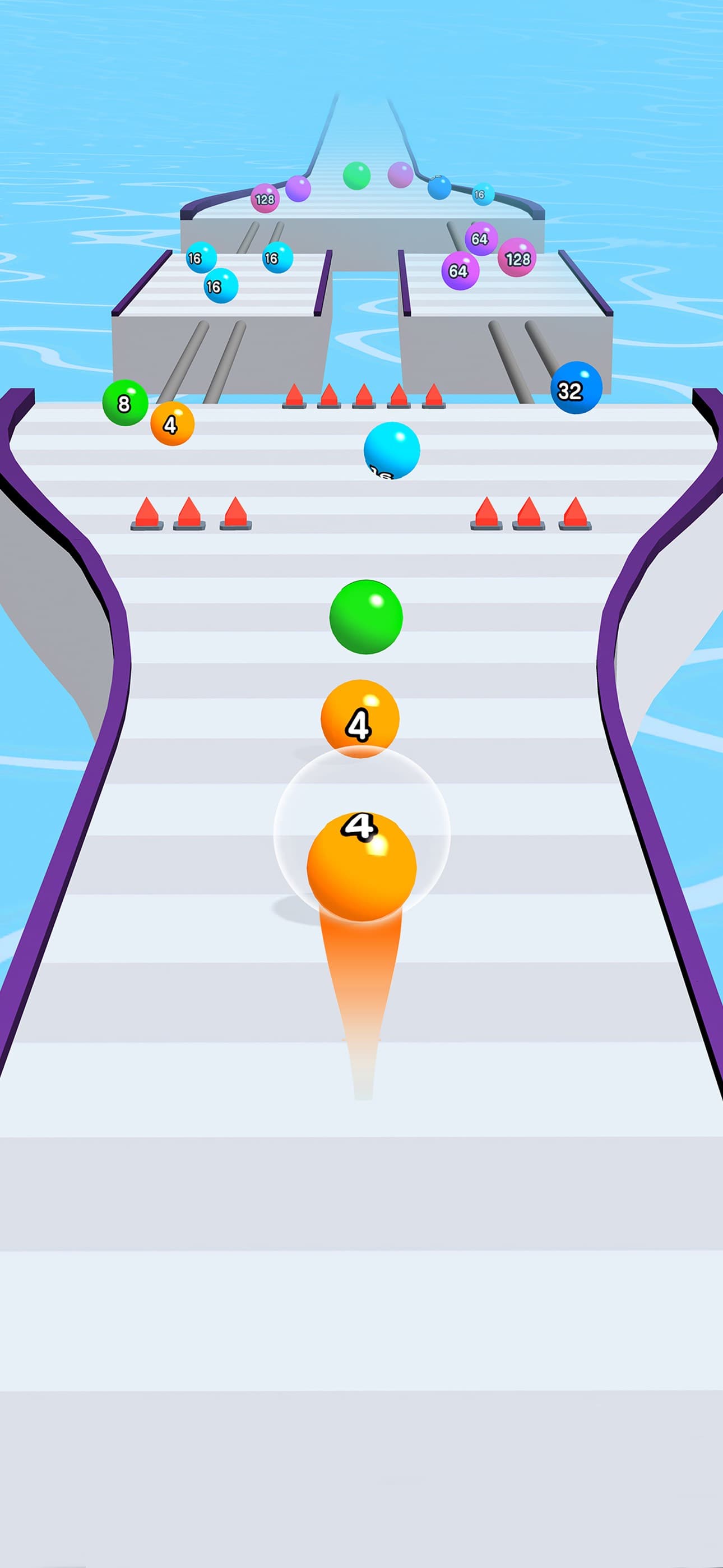 Number Ball Race & Merge 3D screenshot 2 - screenshot