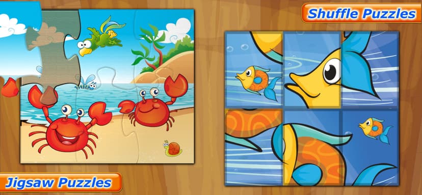 Sea Puzzles Fun Games for Kids screenshot 2 - screenshot