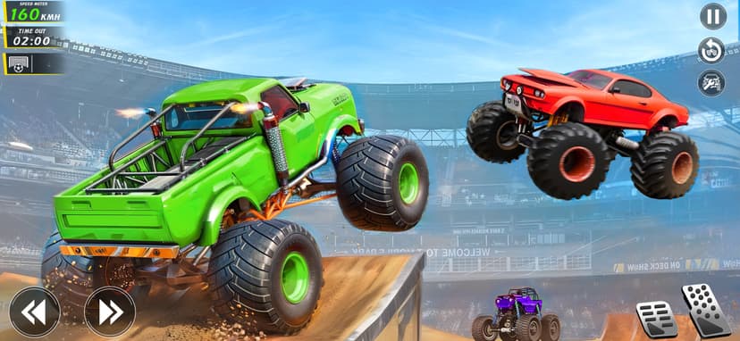 Monster Truck Stunt Games screenshot 1 - screenshot