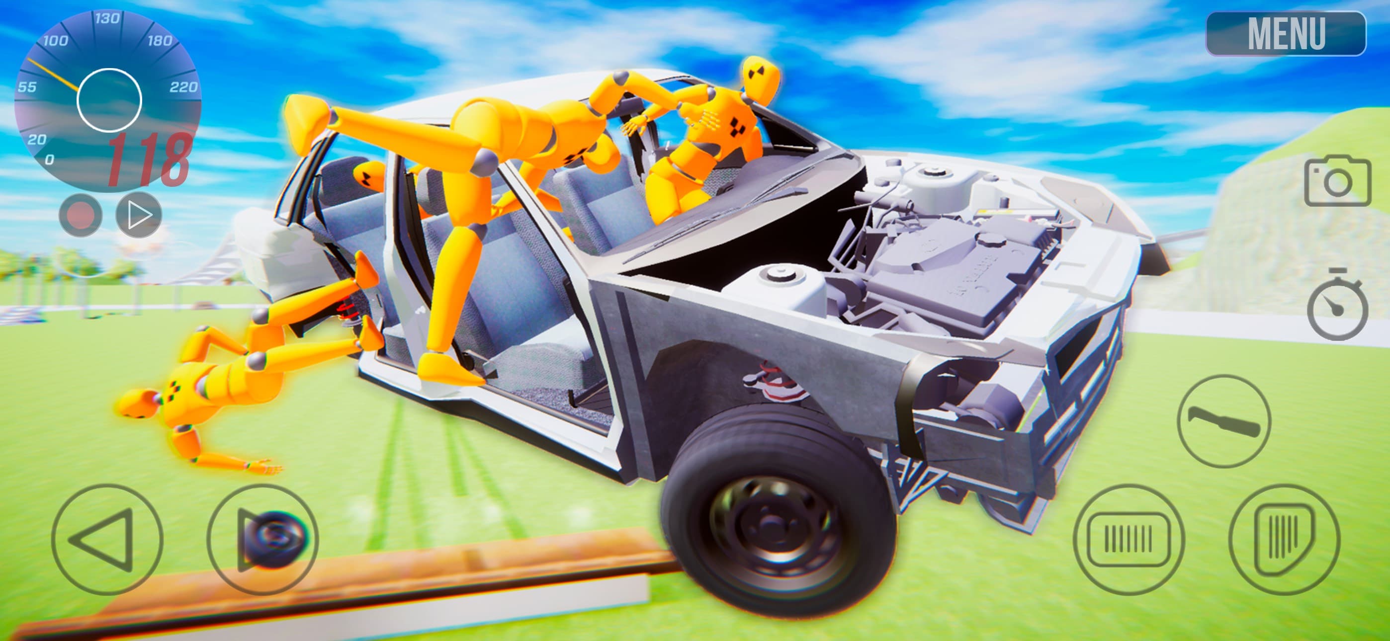 VAZ Crash Test Simulator 2 screenshot 1 - screenshot