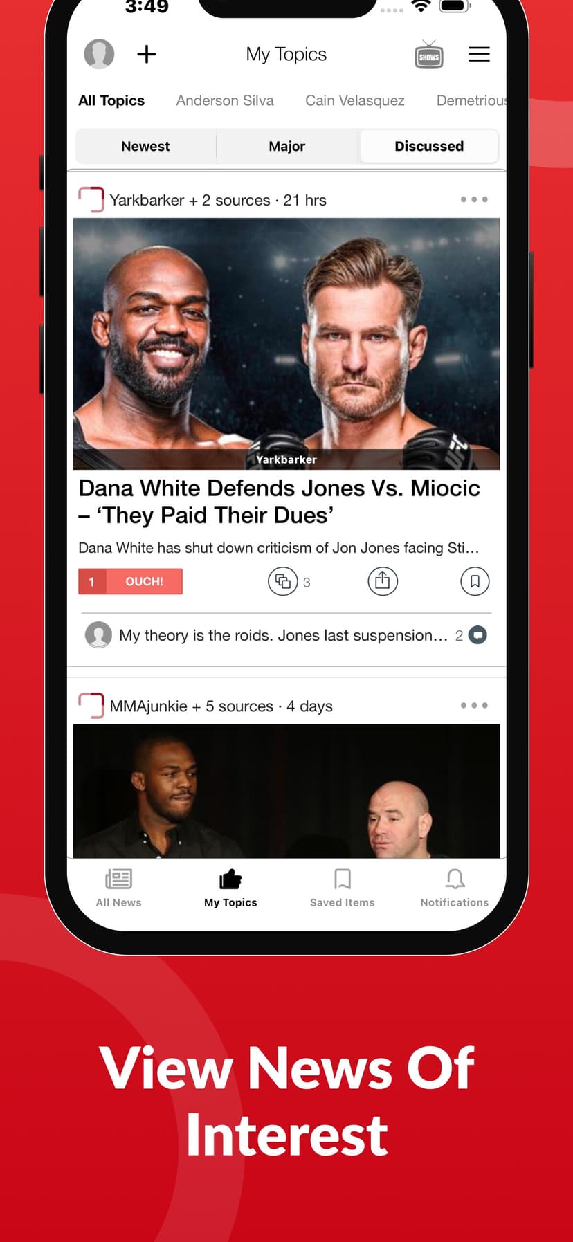 MMA News: Match Results & More screenshot 4 - screenshot