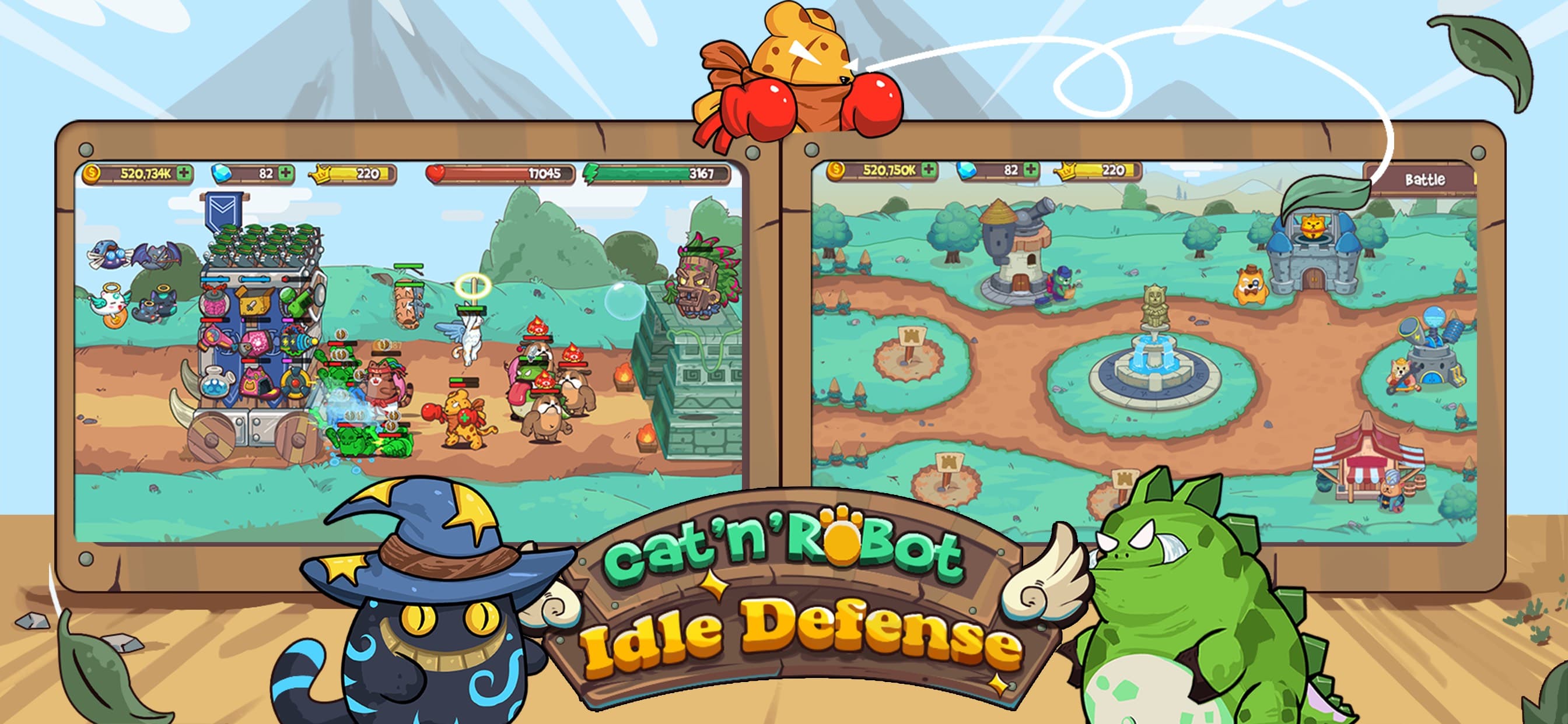 Cat'n'Robot: Idle Defense screenshot 4 - screenshot