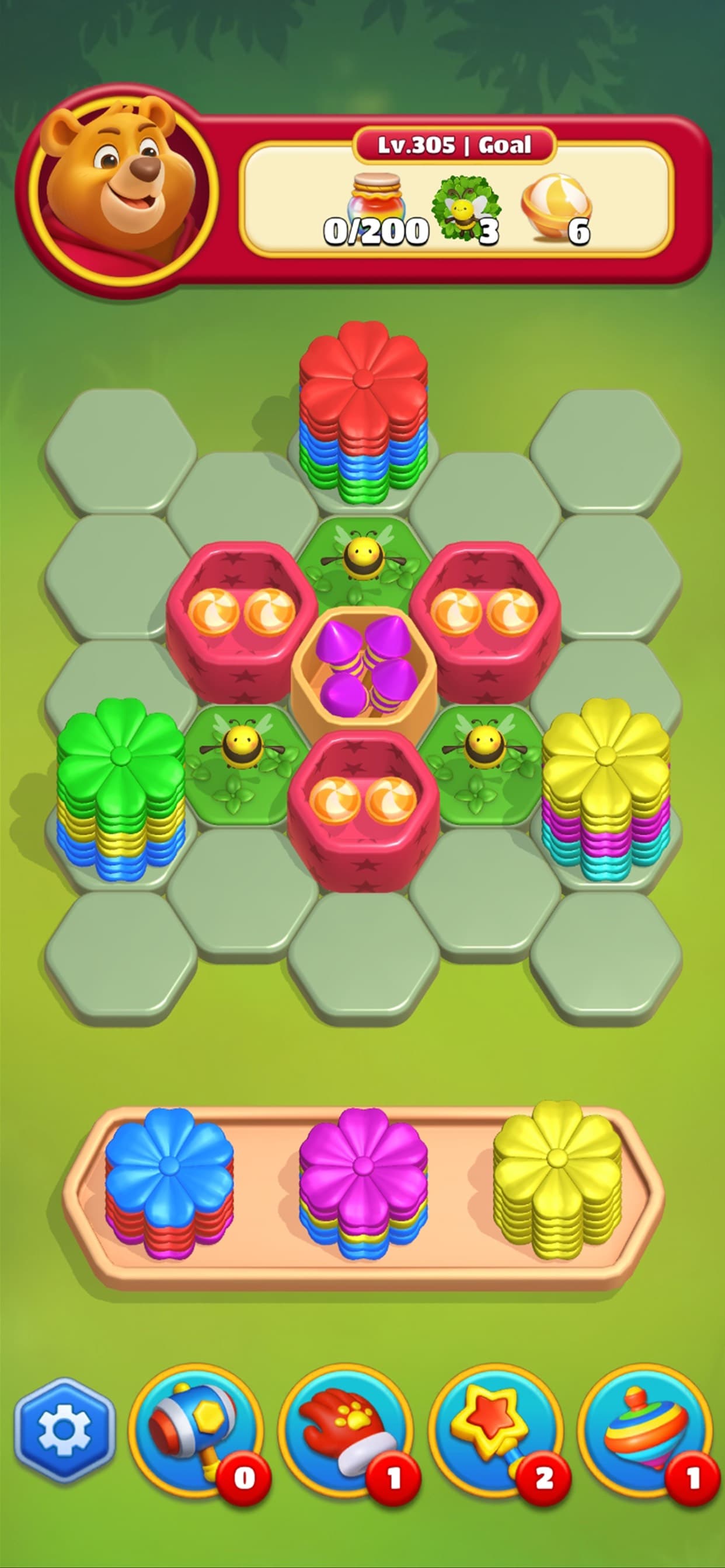 Hexa Sort 3D: Honey Factory screenshot 2 - screenshot