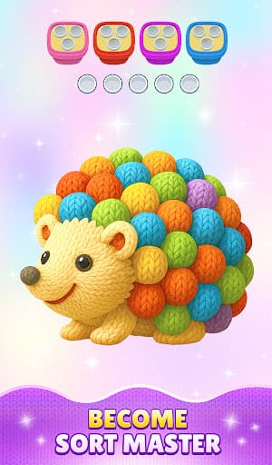 Yarn Sort 3D: Jam Puzzle screenshot 4 - screenshot