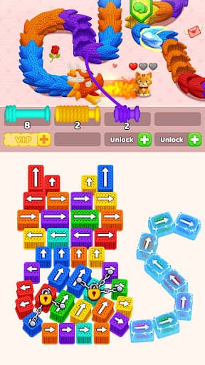 Wool Crush - Yarn Color Sort screenshot 3 - screenshot