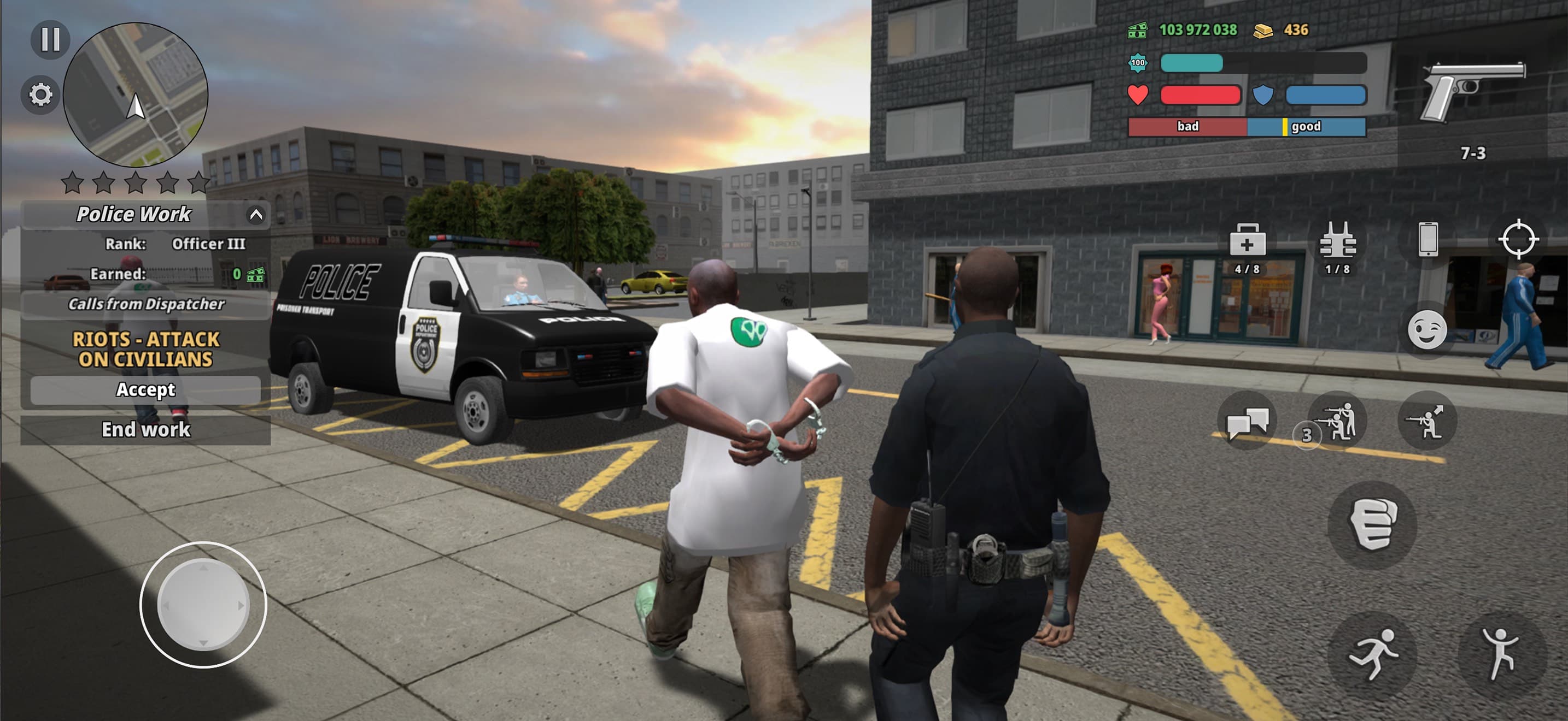 Police Cop Simulator. Gang War screenshot 5 - screenshot
