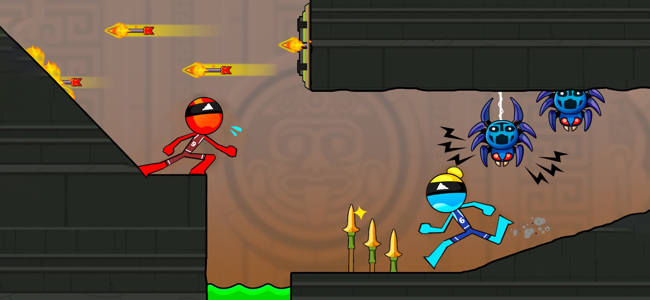 Fire and Water Stickman 2 screenshot 5 - screenshot
