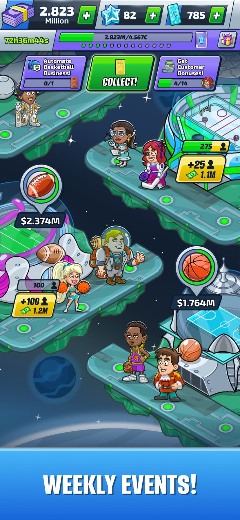Idle Sports Stadium Tycoon screenshot 6 - screenshot