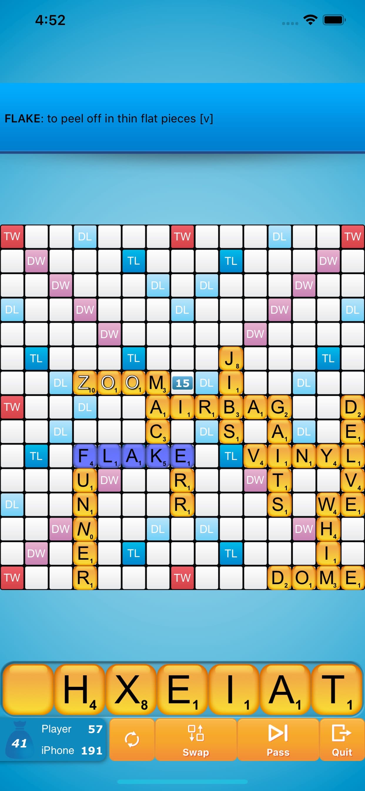 Classic Words (solo word game) screenshot 1 - screenshot