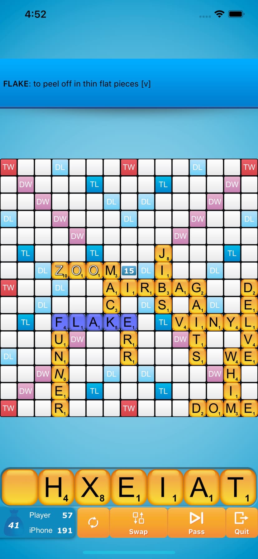 Classic Words (solo word game) screenshot 1 - screenshot