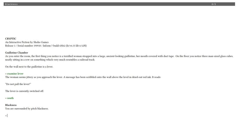 Null - screenshot