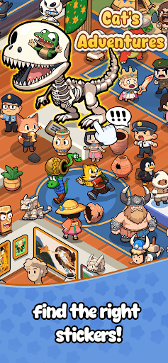 Sticker Saga: Cat's Adventures screenshot 1 - screenshot