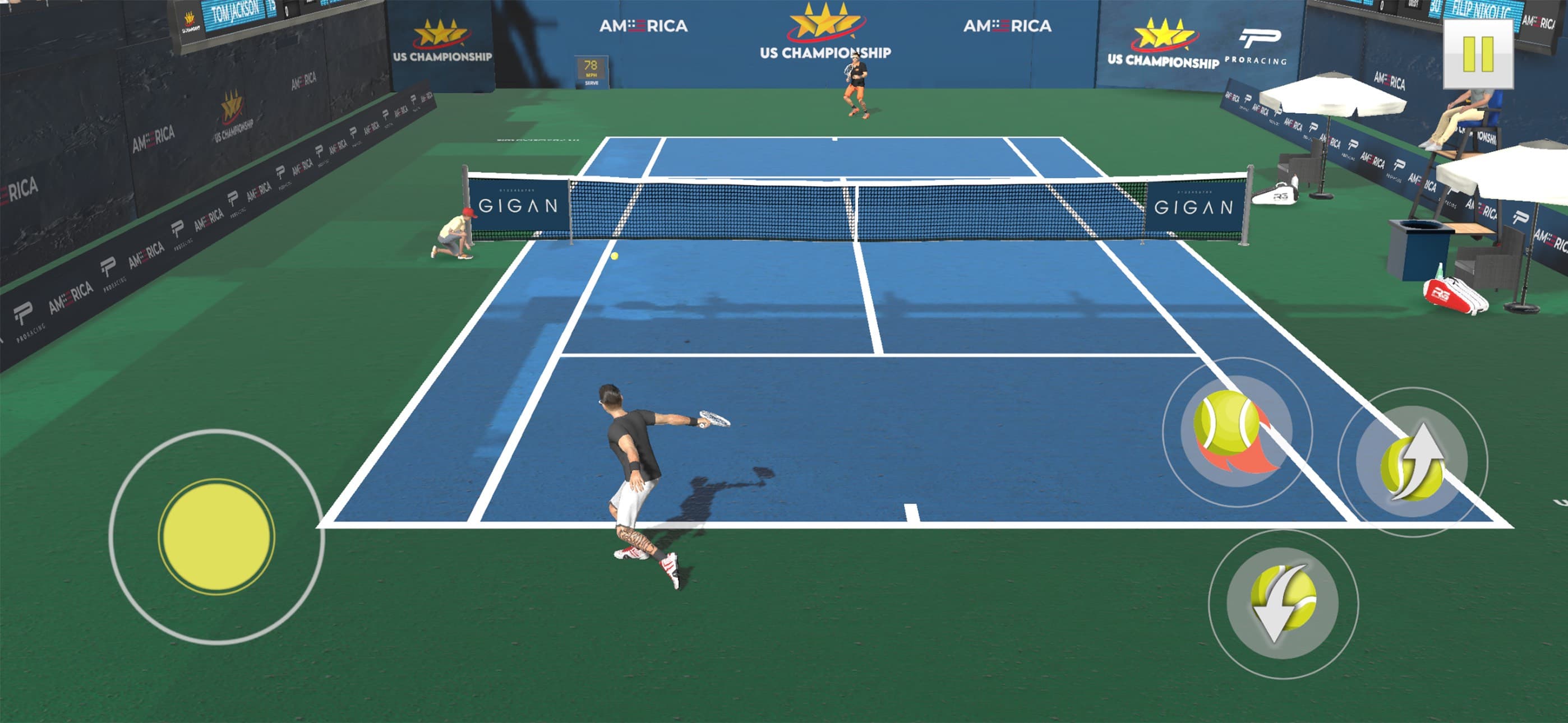 Cross Court Tennis 3 screenshot 1 - screenshot