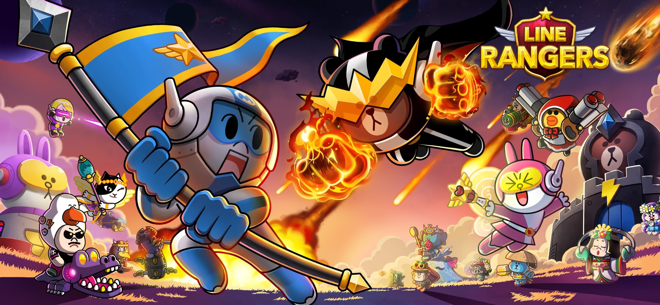 LINE Rangers: Brown-Cony Wars! screenshot 5 - screenshot