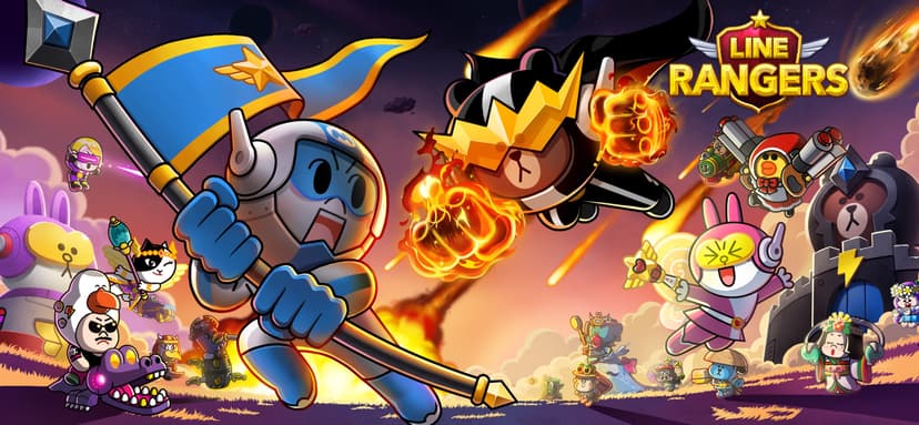 LINE Rangers: Brown-Cony Wars! screenshot 5 - screenshot