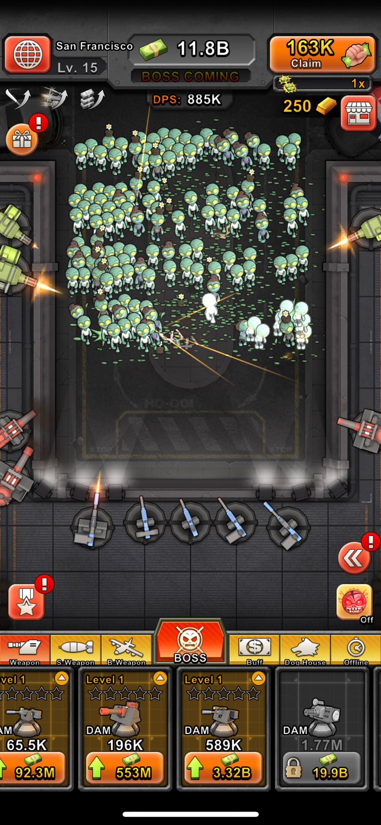 Idle Zombies screenshot 1 - screenshot