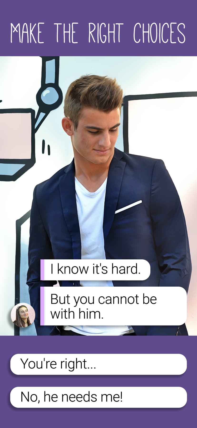 Hey Love Tim: Chat Story screenshot 1 - screenshot