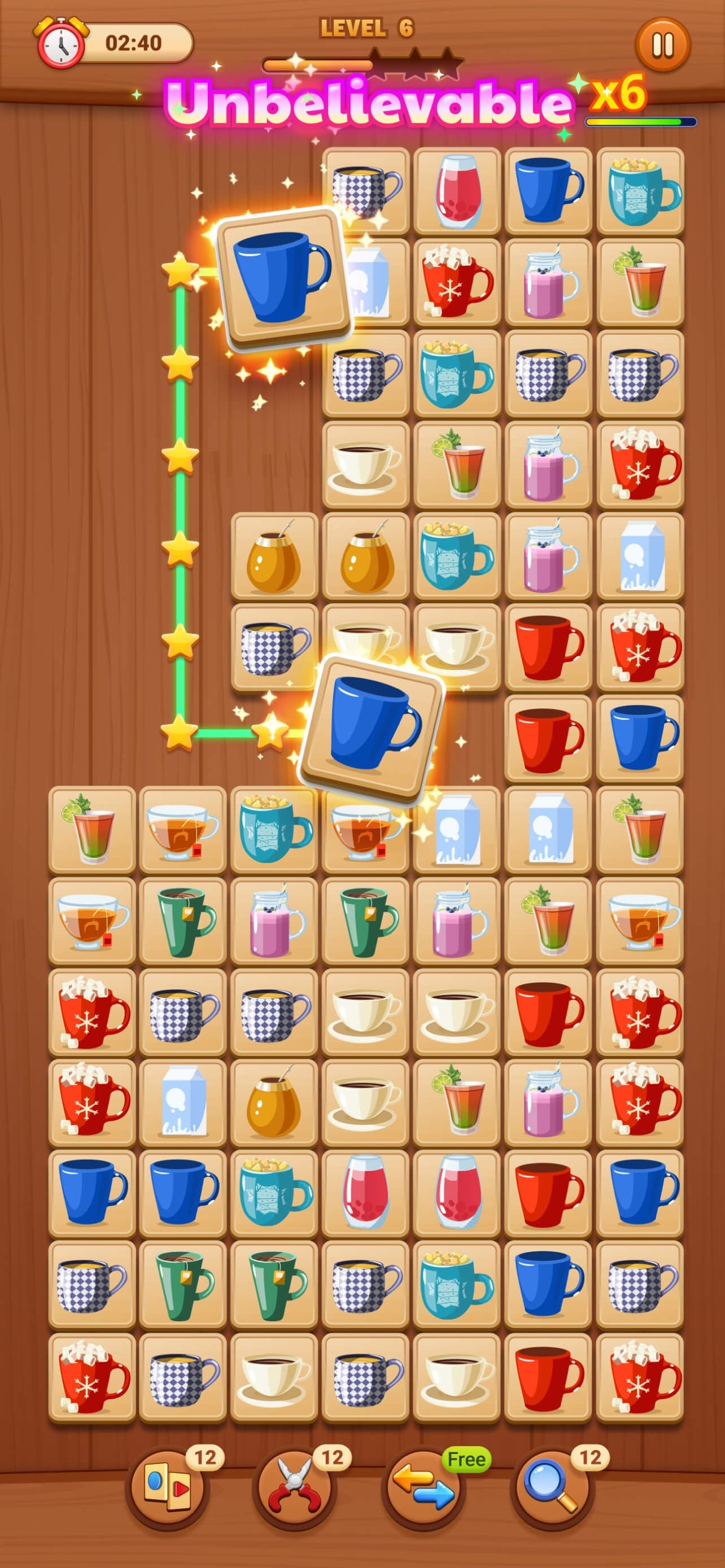 Onet Match Puzzle: Wooden Tile screenshot 4 - screenshot