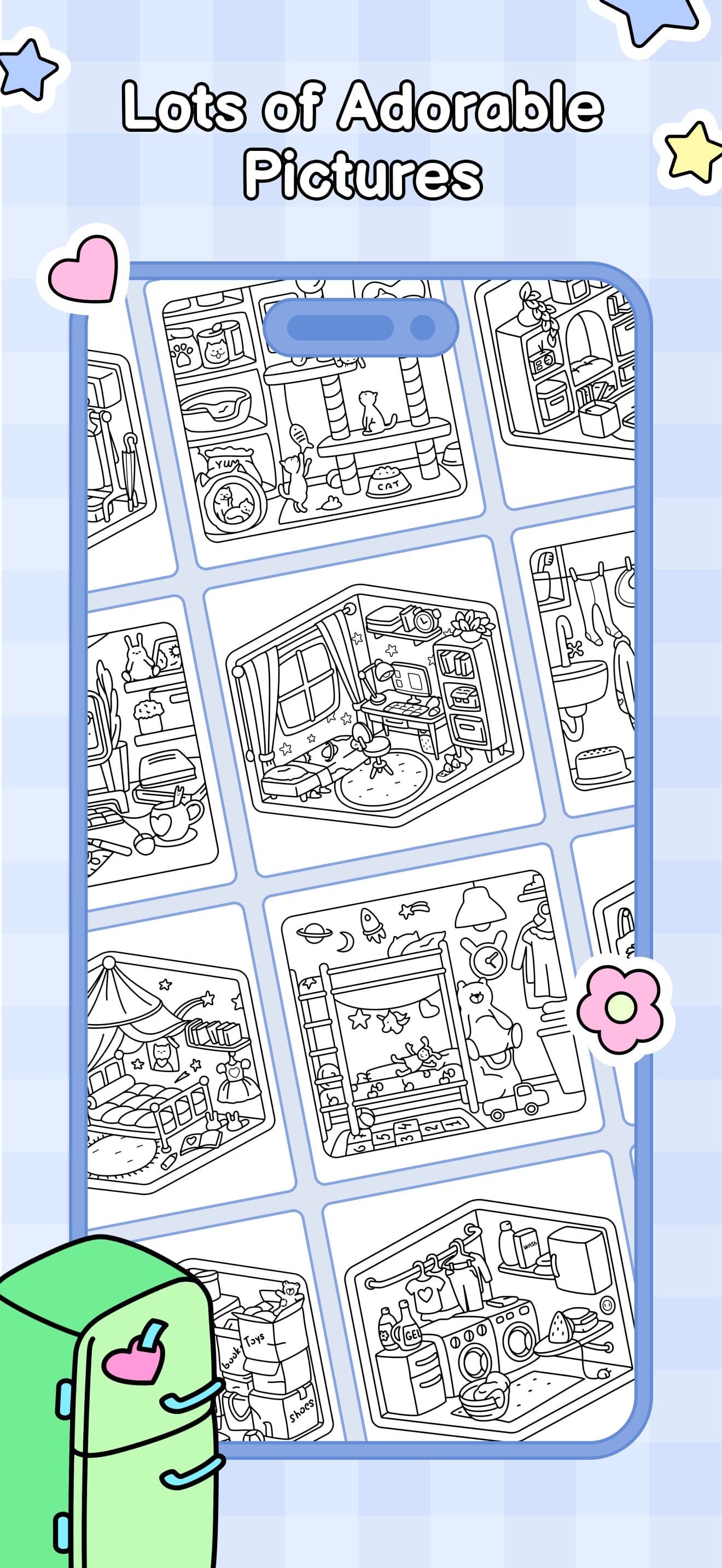 Cozy Home: Comfy Coloring Book screenshot 2 - screenshot