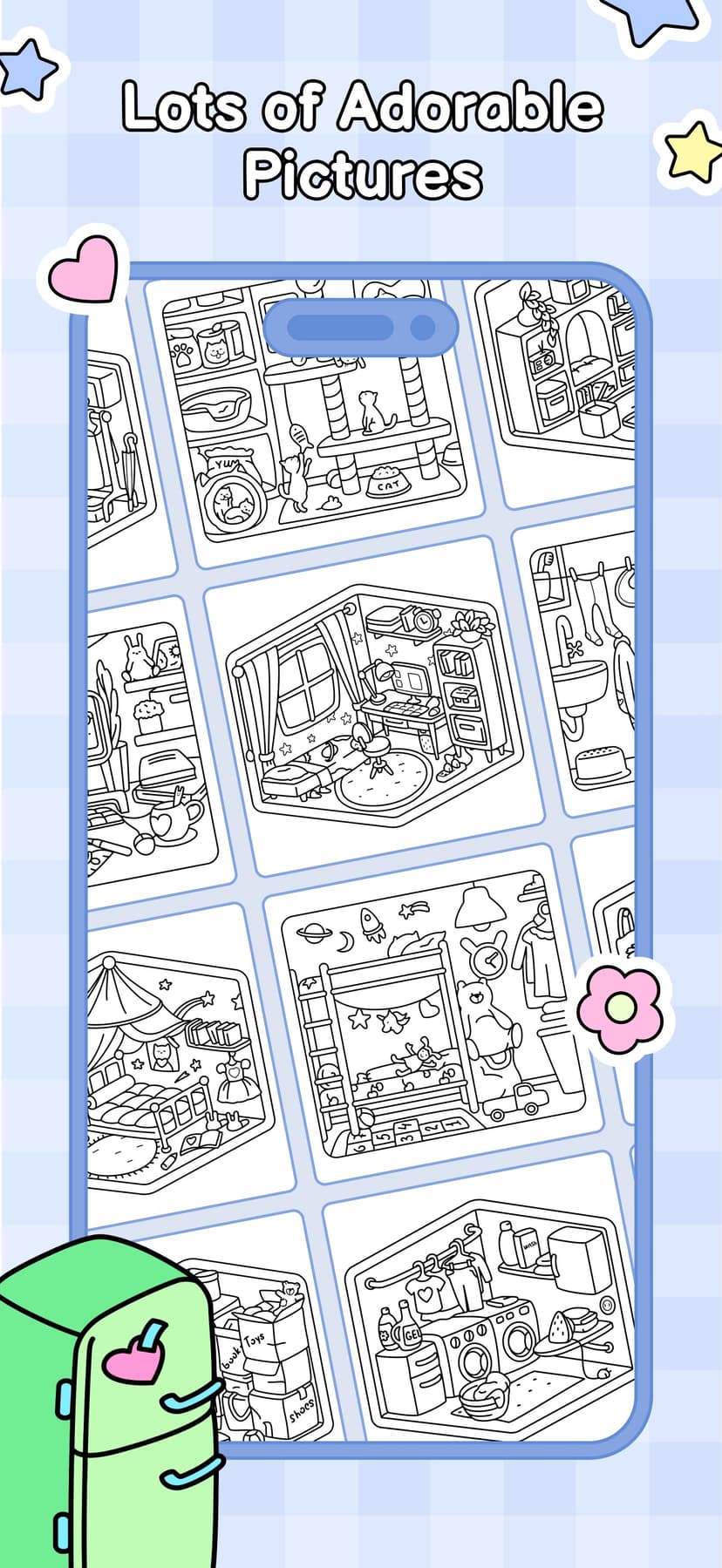 Cozy Home: Comfy Coloring Book screenshot 2 - screenshot
