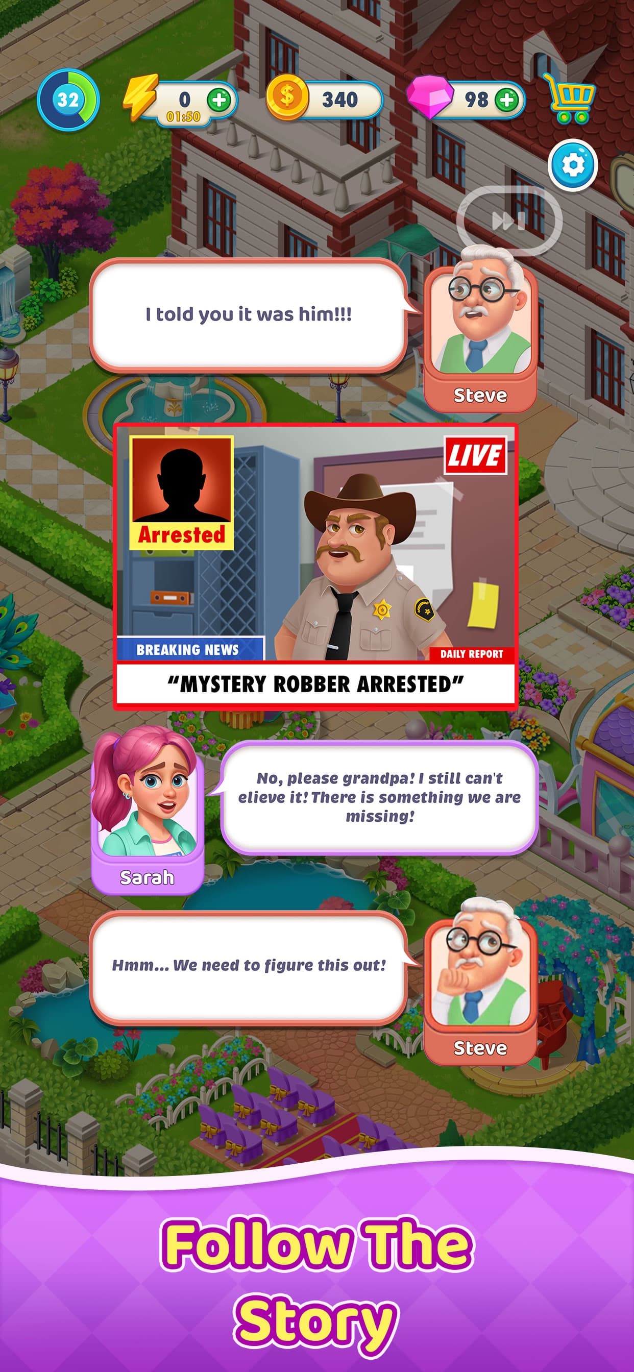 Mystery Inn: Merge Adventure screenshot 2 - screenshot