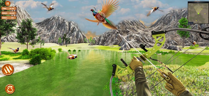 Bow Pheasant Bird Hunting Game screenshot 1 - screenshot